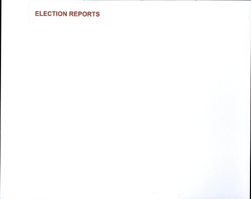 Epsilon Theta Election Reports