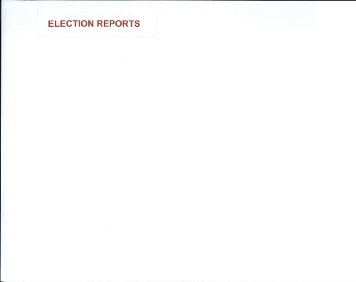 Gamma Chi Election Reports