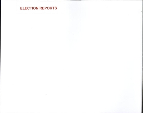 Epsilon Sigma Election Reports