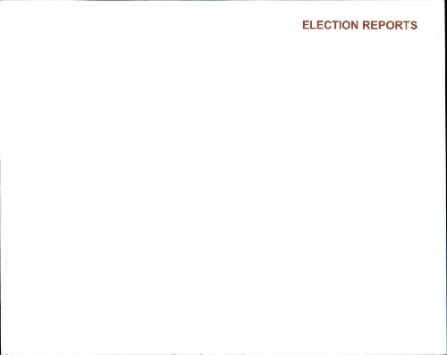 Alpha Iota Election Reports