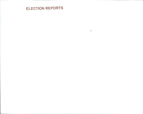 Alpha Pi Election Reports