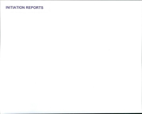 Delta Epsilon Initiation Reports