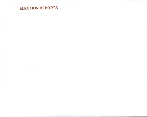 Gamma Mu Election Reports