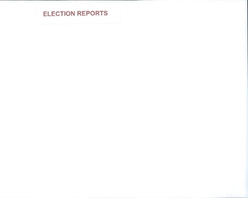 Gamma Epsilon Election Reports